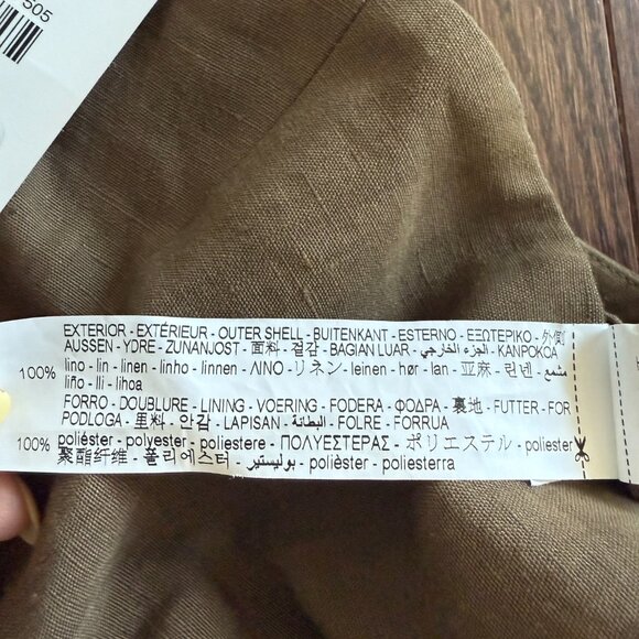 Zara Linen Mini Skirt - Picture 3 of 4